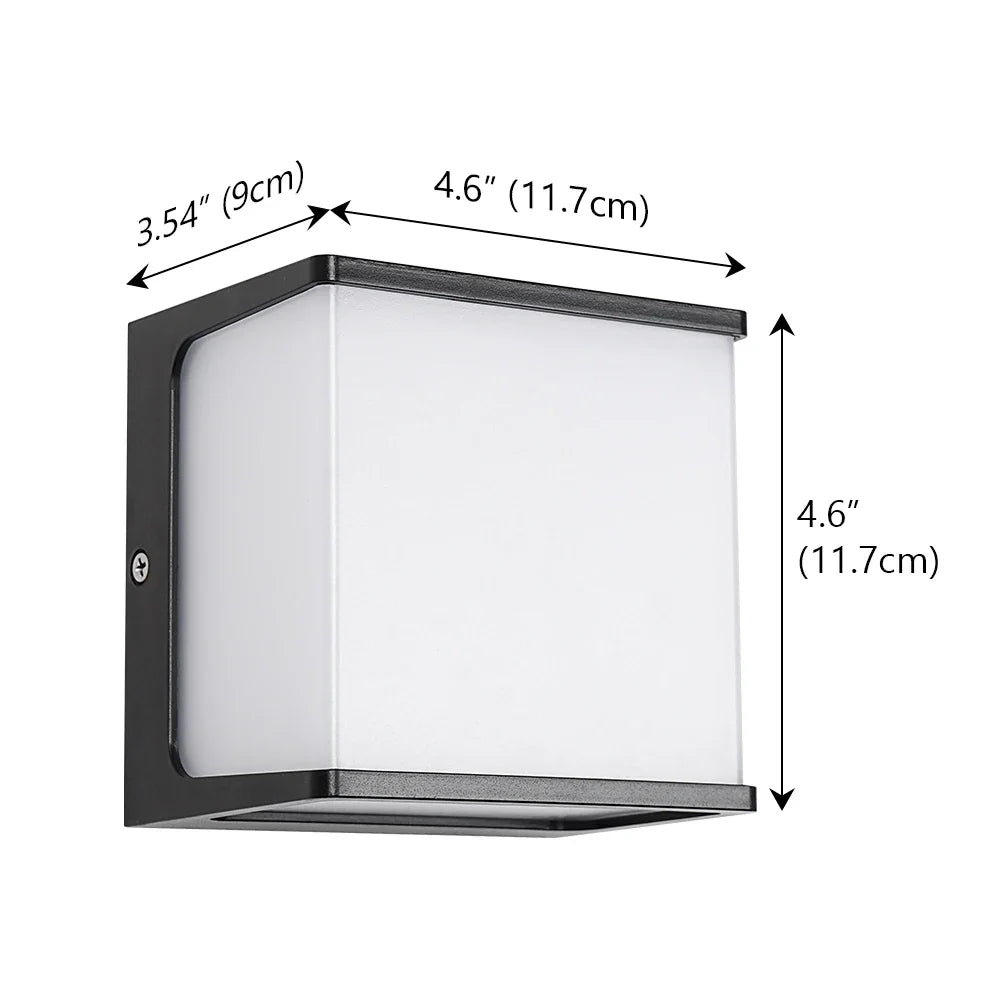 AeroCube Illuminazione da Parete Esterno | LED Moderno Impermeabile