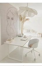 LumaFlora Petal Light – Lampada a Sospensione in Tessuto Artistico con Petali Colorati
