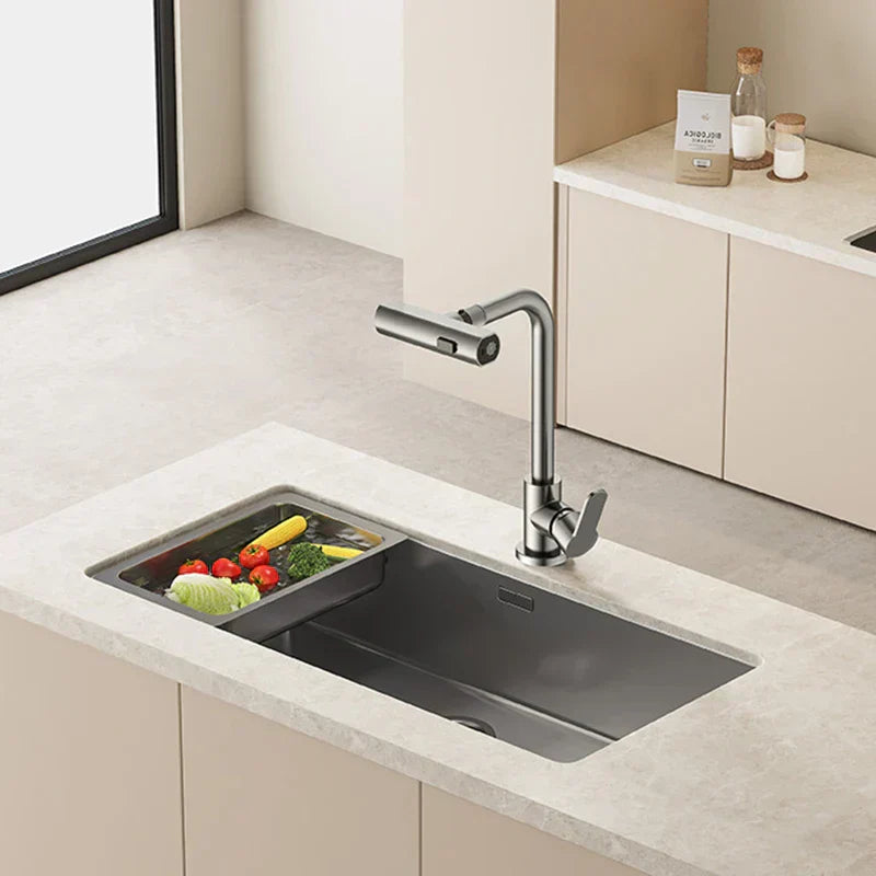 Rubinetto da cucina a cascata elegante – Eleganza e funzionalità unite