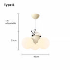 Lampada da soffitto BallooBear per bambini