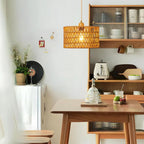 NaturaRiet Lampada a Sospensione in Rattan – Atmosfera Autentica in un Design Moderno