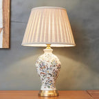 AmeriArt Lampada da Tavolo in Ceramica Dipinta a Mano