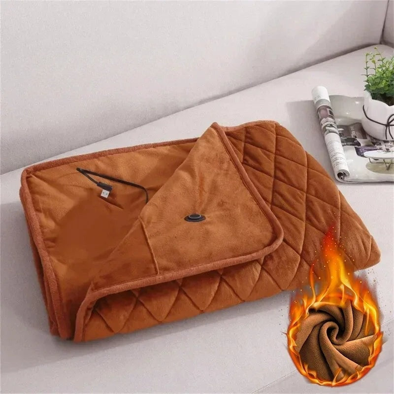 Coperta Elettrica Portatile per Casa e Ufficio