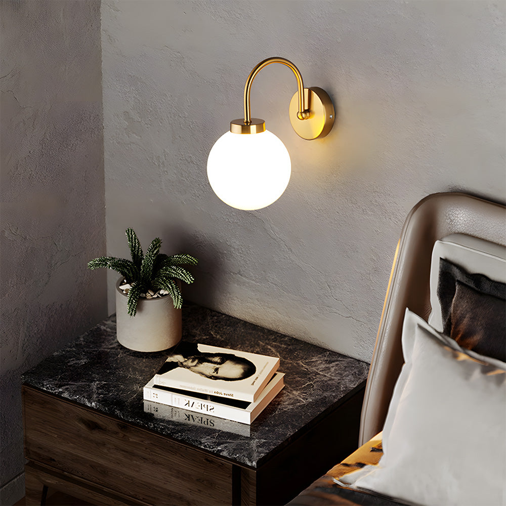 Lampada da Parete Saleno – Vetro – Trasparente – 26×24 cm – Moderna & Classica