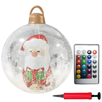 Decorazione Natalizia in PVC per Esterni con Illuminazione LED Colorata