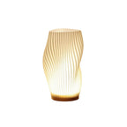 Lampada da tavolo Sareno – Metallo & ABS – Bianco caldo/Bianco naturale – 20,5×11 cm/28×16 cm – Dimmerabile per Accenti Eleganti
