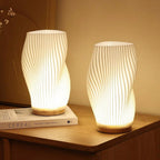 Lampada da tavolo Sareno – Metallo & ABS – Bianco caldo/Bianco naturale – 20,5×11 cm/28×16 cm – Dimmerabile per Accenti Eleganti
