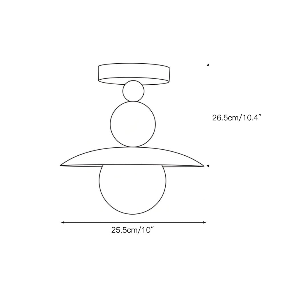 Lampada da soffitto Sasco