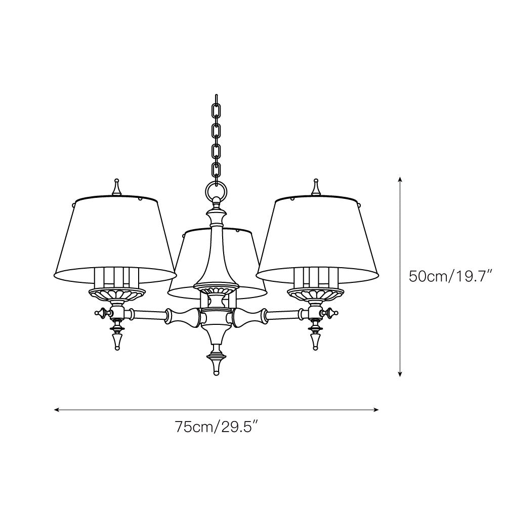 Candelabro in Ottone a Più Bracci