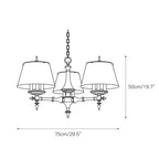 Candelabro in Ottone a Più Bracci