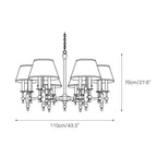Candelabro in Ottone a Più Bracci