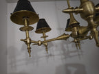Candelabro in Ottone a Più Bracci