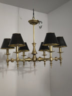 Candelabro in Ottone a Più Bracci