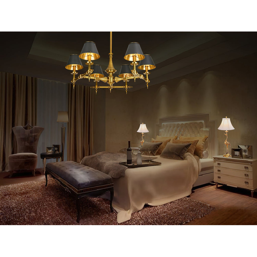 Candelabro in Ottone a Più Bracci
