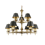 Candelabro in Ottone a Più Bracci