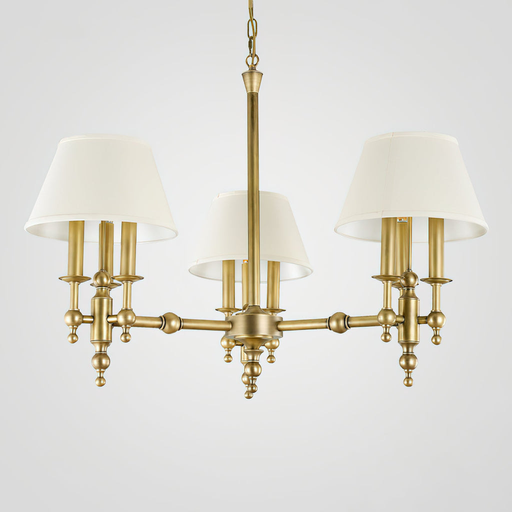 Candelabro in Ottone a Più Bracci