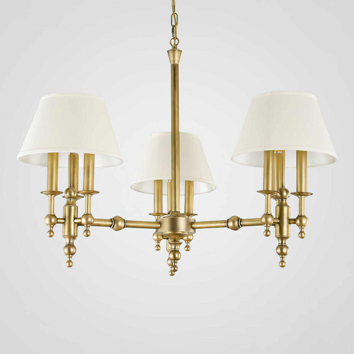 Candelabro in Ottone a Più Bracci
