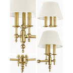 Candelabro in Ottone a Più Bracci
