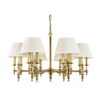Candelabro in Ottone a Più Bracci