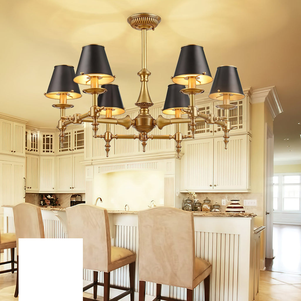 Candelabro in Ottone a Più Bracci