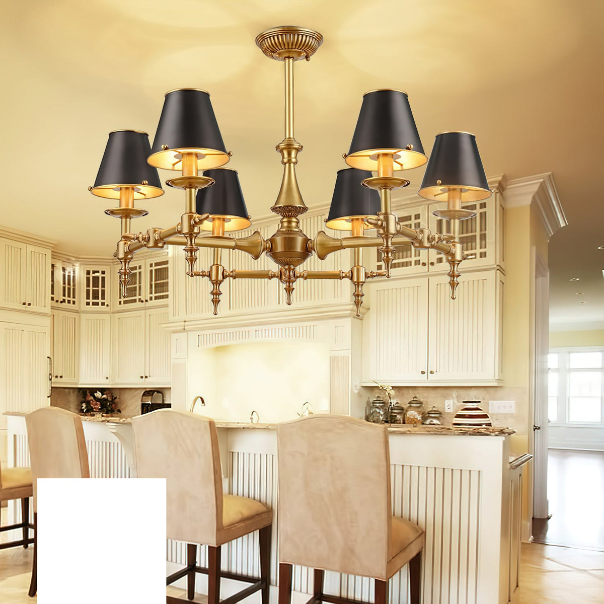 Candelabro in Ottone a Più Bracci