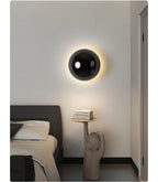 LumiBau Luxe Bauhaus Lampada da Parete Rotonda