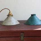 Lampada a Sospensione in Ottone a Forma di Cono Classico