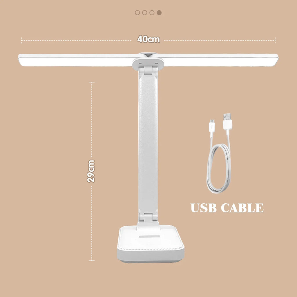LumoFlex – Lampada da scrivania LED ricaricabile con controllo touch e design pieghevole