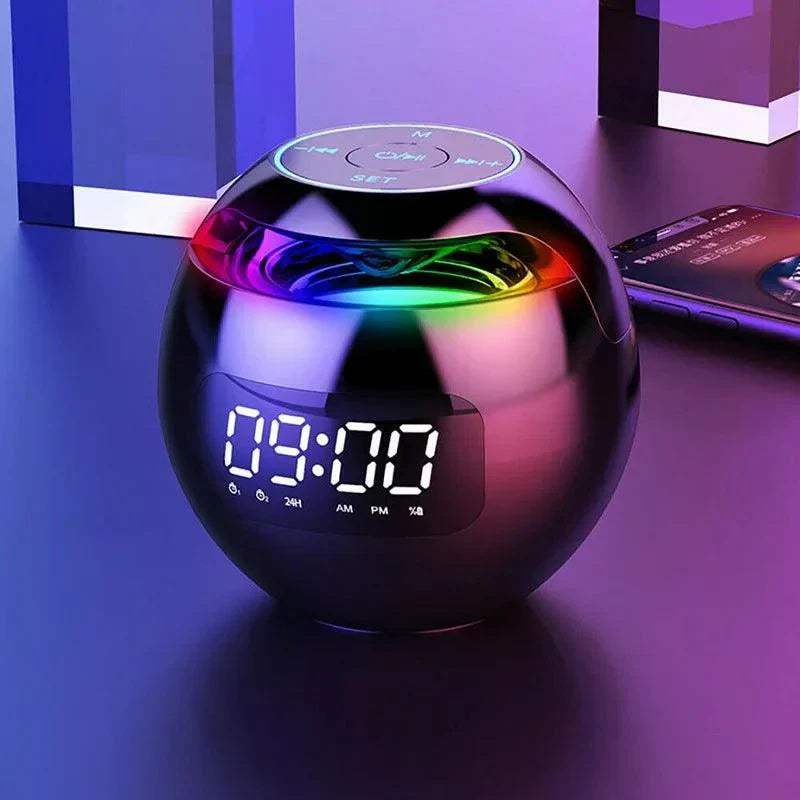 Orologio Sveglia Bluetooth Altoparlante LED Digitale da Comodino