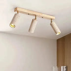 Lampada da soffitto in Travertino