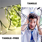 GLOWLINE – 10M-100M Catena di Luci LED Impermeabile con 8 Modalità