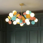 NatureGlow Lampadario a Rami Colorati