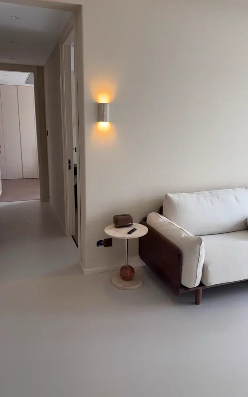 TerraLume Wabi-Sabi Travertino Lampada da Parete LED