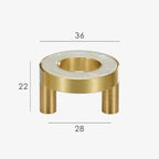 Maniglia ad Anello in Ottone Amyra