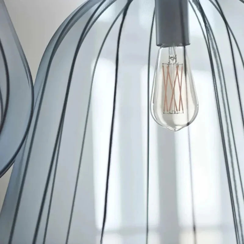Lampadario in tessuto elegante wabi-sabi