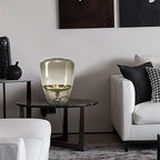AuroraGlow – Lampada da Tavolo in Vetro LED Design Scandinavo