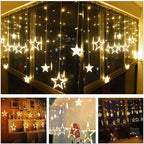 StellaGlow 3.5M LED Luce a Catena di Cristallo di Ghiaccio