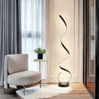 Lampada da terra LED Spirale Istanbul Illuminazione a risparmio energetico, Design elegante