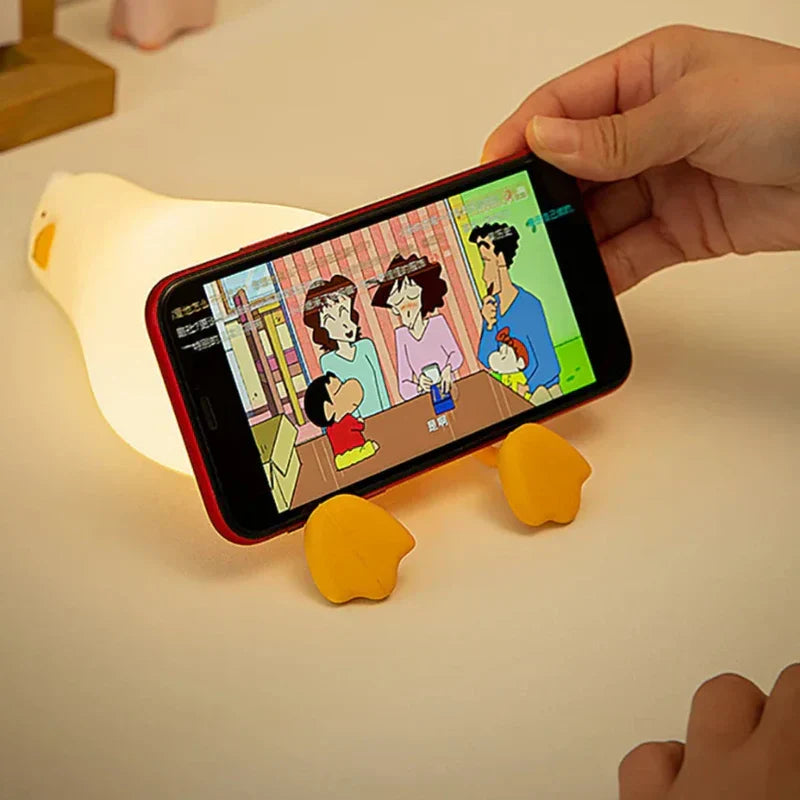 LumaDuck - dolce lampada a forma di anatra ricaricabile per notti accoglienti
