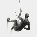 Scultura da Parete Decorativa Figure Arrampicata