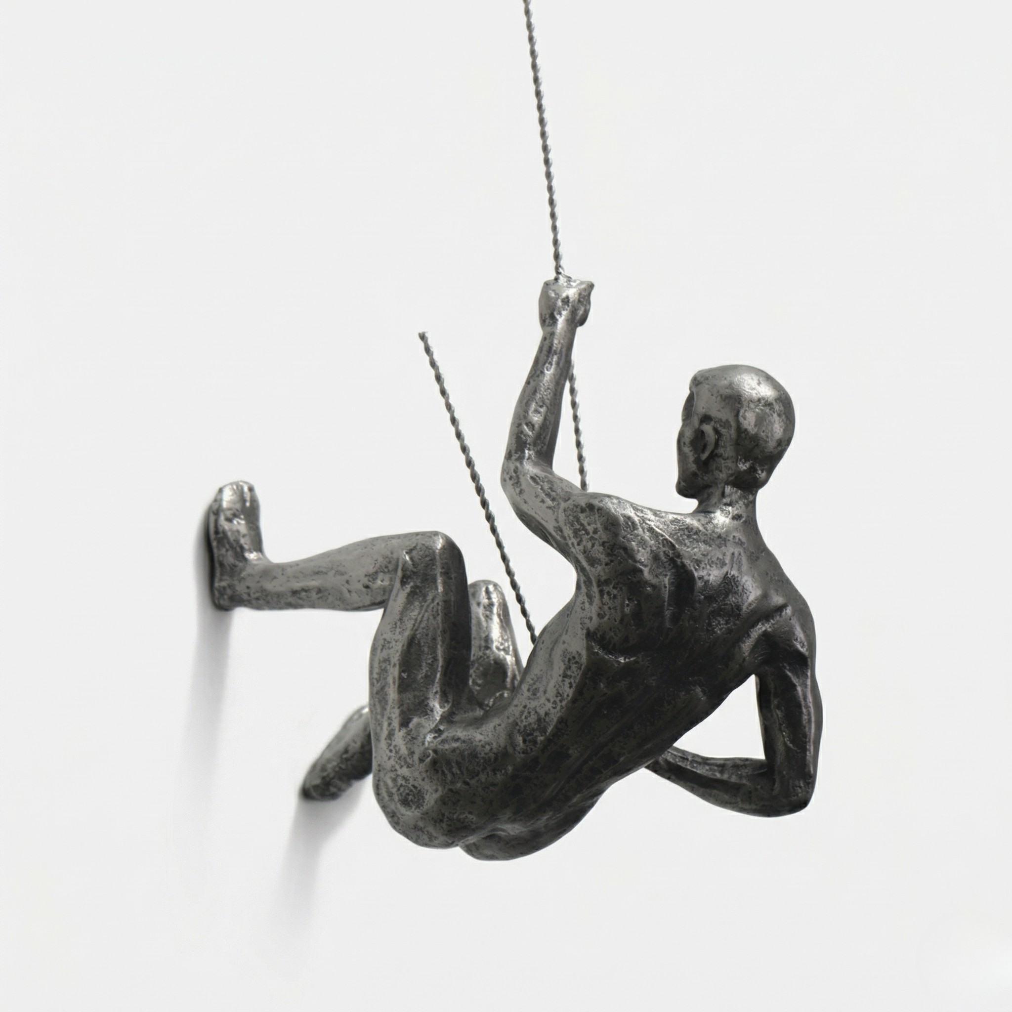 Scultura da Parete Decorativa Figure Arrampicata