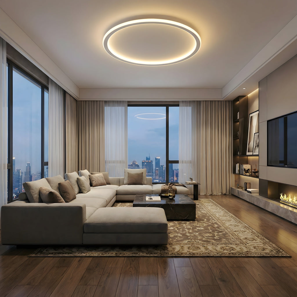 Lampada da soffitto LED rotonda scandinava