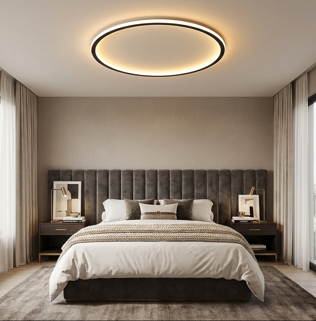Lampada da soffitto LED rotonda scandinava