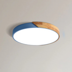 Lampada da soffitto LED in legno scandinavo – Design moderno a incasso per un'atmosfera accogliente