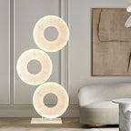 lampadario moderno in tessuto iris led per decorazione d'hotel