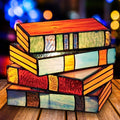 BookGlow - Lampada da tavolo creativa a forma di libro con illuminazione regolabile