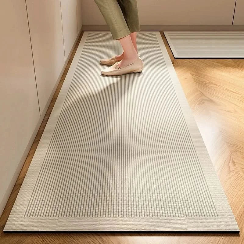 Koriva | Tappetino da Cucina Minimalista Antiscivolo con Supporto Imbottito Confortevole