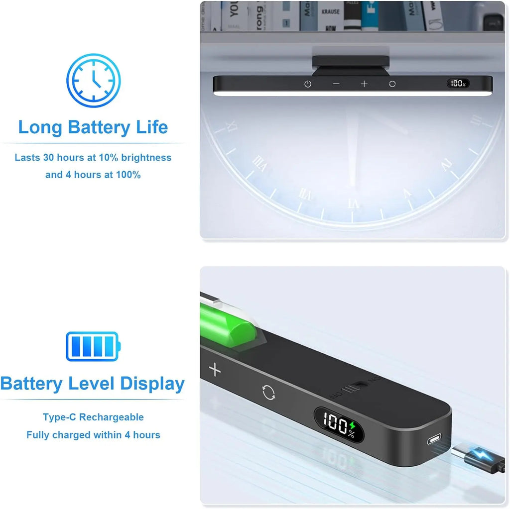 GlowPro 5W Lampada Notturna Ricaricabile Dimmerabile