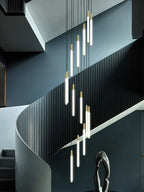 lampadario moderno sospeso per illuminazione interna design loft