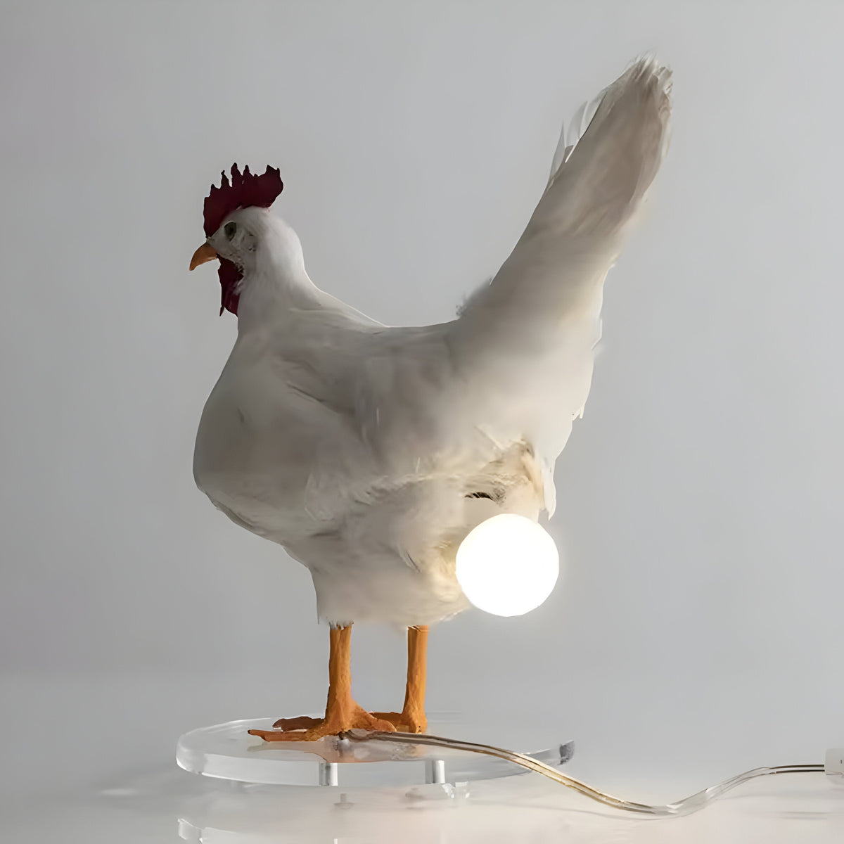 ChickGlow Luce – LED Notturna da Tavolo a Forma di Gallina